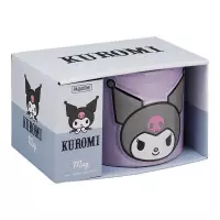1. Kubek z Tłoczonym Wzorem - Kuromi 