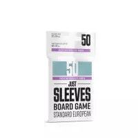 1. Gamegenic: Just Sleeves Board Game Sleeves (62x94 mm) - Koszulki na Karty - 50 sztuk, Clear