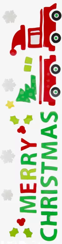 2. Craft With Fun Ozdoba Dekoracyjna Naklejki Na Szybę Kolejka 567209