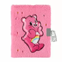 5. Starpak Pamiętnik Pluszowy Zamykany na Kłódkę Care Bears Różowy 580133