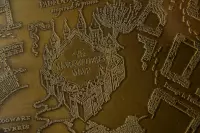4. Metalowa Replika Harry Potter - Mapy Huncwotów
