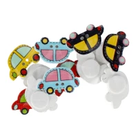 1. Craft With Fun Ozdoba Dekoracyjna Auta Drewniane Samoprzylepne 463791