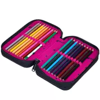 2. CoolPack Jumper 3 Piórnik Trzykomorowy z Wyposażeniem Stitch Gold F067948