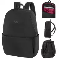 1. R-Bag Plecak Męski na Laptopa 14" Neutro Black Z311