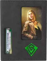 16. Gamegenic: Arkham Horror - Investigator Deck Tome - Pudełko na Karty - Rogue (Black-Green)