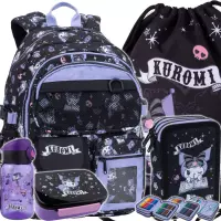 1. CoolPack Zestaw Szkolny Kuromi 5el. Plecak Sully F154031 + Worek F054031 + Piórnik F067031 + 14003PTR + 14041PTR