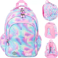 1.  St.Right Plecak Szkolny BP-58  Pastel Pixels 685422