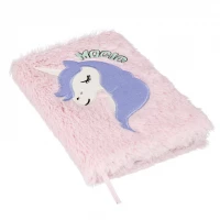 5. Starpak Pamiętnik Pluszowy Unicorn A5 Notes 502156