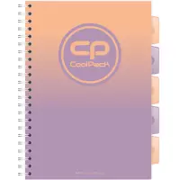 1. Coolpack Kołozeszyt Gradient Berry A4 100 Kartek Kratka 03043CP