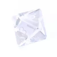 5. Komplet kości REBEL RPG - Kryształowe - Przezroczyste