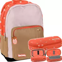 1. BeUniq Zestaw Szkolny 2el. Pineapple Plecak BU26PA-2710 + Piórnik BU26PA-013