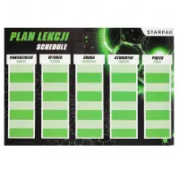 6. Starpak Plan Lekcji A5 z Naklejkami na Zeszyt Football 591761
