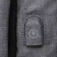 10. R-Bag Plecak Męski na Laptopa 15" z USB Hopper Grey Z032