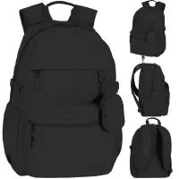 5. Coolpack Fin Plecak Młodzieżowy Black F157995