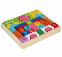 2. Mega Creative Klocki Drewniane Kolorowe 545059