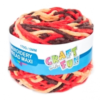 2. Craft With Fun Ozdoba Dekoracyjna Mulina Czerwona 463452