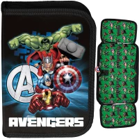 1. Paso Piórnik Dwuklapkowy bez Wyposażenia Avengers AV23DD-P001BW