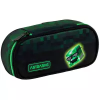 1. AstraBag Piórnik AC6 Saszetka Usztywniona Pixel Hero 503026039