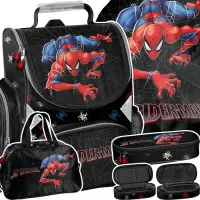 1. Paso Zestaw Szkolny 4el Amazing Spiderman Tornister SP26FF-525 + Piórnik  SP26FF-013 + Worek SP26FF-712 + Torba SP26FF-074