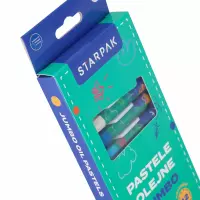 4. Starpak Pastele Olejowe Jumbo 12 Kolorów 583608