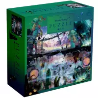 2. Interdruk Puzzle 500 el. Met. Fantasty Mysterious City 385611