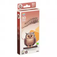 4. Mega Creative Puzzle Kartonowe Sowa 3D 598095