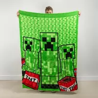 4. Poduszka Koc 2w1 Minecraft - Creeper