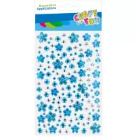 1. Craft With Fun Ozdoba Dekoracyjna Kwiatki Kryształki Samoprzylepne 382477