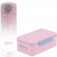 1. Derform Zestaw Śniadaniowy Róż Bidon BB6C36 + Śniadaniówka SB6C36