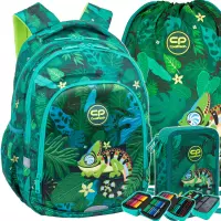 1. CoolPack Zestaw Szkolny Tropic 3el. Plecak Prime Pro F162965 + Worek F159965 + Piórnik F067965