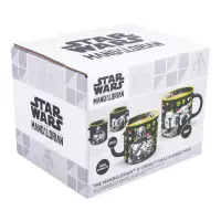 1. Kubek Termoaktywny Gwiezdne Wojny - Mandalorianin i Grogu