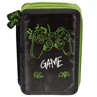 4.  Paso Piórnik Dwukomorowy Bez Wyposażenia Play Game PP25GC-P022BW