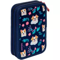 6. AstraBag Piórnik AC21 Dwukomorowy z Wyposażeniem Dear Puppy 503026015