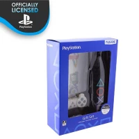 1. Zestaw Prezentowy Playstation: Lampka + Butelka + Naklejki