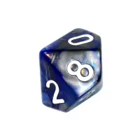 6. Komplet kości REBEL RPG - Dwukolorowe - Niebiesko-szare