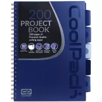 1. Coolpack Kołozeszyt Dark Blue B5 100 Kartek Kratka 94320CP