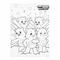 7. Podobrazie z Nadrukiem + Markery Akrylowe 5 Kolorów Care Bears  583602