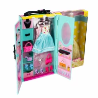 3.  Mega Creative Lalka 29cm Z Akcesoriami Szafa 500022