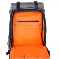 14. R-Bag Plecak Męski na Laptopa 15" z USB Hopper Grey Z032