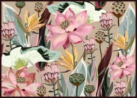 3. Interdruk Puzzle 1000 el. Flowers 2 326195