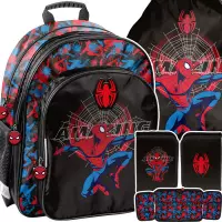 1. Paso Zestaw Szkolny 3el Amazing Spiderman Plecak SP26CC-090 + Piórnik SP26CC-P001BW + Worek SP26CC-712 