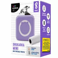 1. Kidea Drukarka Termiczna Bluetooth Fiolet 580654