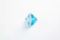 8. Gamegenic: Glow Series - RPG Dice Set - Icy Crumbs
