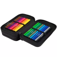 4. CoolPack Jumper 3 Piórnik Trzykomorowy Z Wyposażeniem Buddy F067959