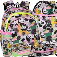 1. CoolPack Zestaw Szkolny Panda Gang 5el. Plecak F029829 + Worek F070829 + Piórnik F062829 + Z08829 + Z18829