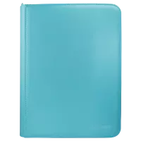 1. Ultra Pro: Vivid 9-Pocket Zippered PRO-Binder - Light Blue