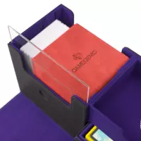 4. Gamegenic: The Academic 133+ XL (Tolarian) - Pudełko na Karty - Black/Purple