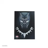 4. Gamegenic: MARVEL Art Sleeves (66 mm x 91 mm) - Koszulki na Karty - Black Panther 50+1 szt.