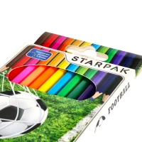 4. Starpak Kredki Ołówkowe 12 Kolorów Football 276561