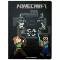 1. Astra Teczka z Gumką A4 Minecraft 108026002